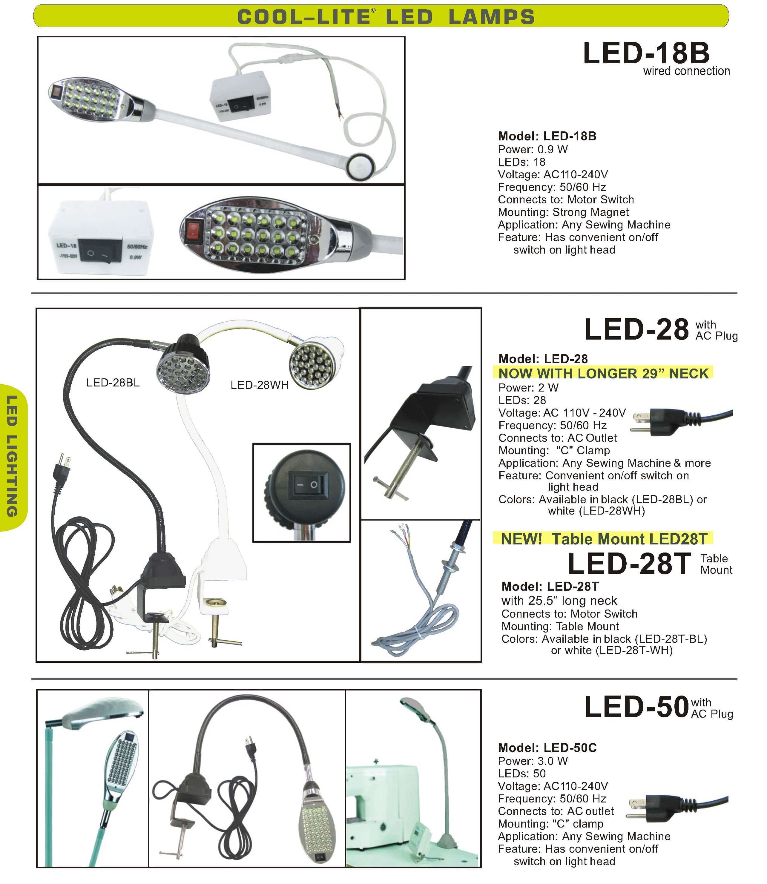 LED LIGHTS, LAMPS, and LASER ALIGNMENT
